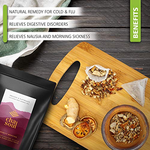 Cha Soul Immunity Booster Organic Herbal Tea For Promoting A Hea