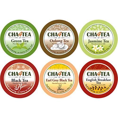 Cha4Tea 36-Count Variety Tea Sampler Pack For Keurig K-Cup Brewe