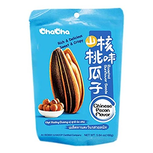 Chacha Roasted Sunflower Seeds Pecan Flavor 5.64Oz X 18 Bags