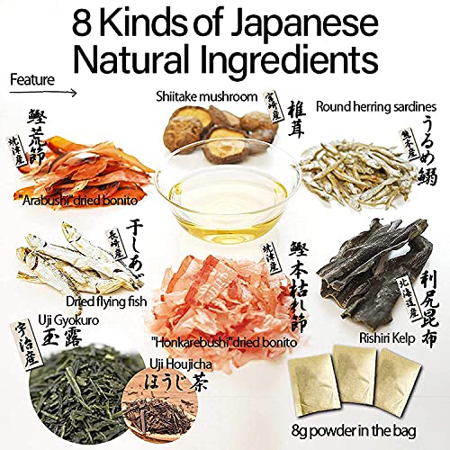 Dashi - Umami Powder Soup Stock - Japanese Food, Bonito Flakes,