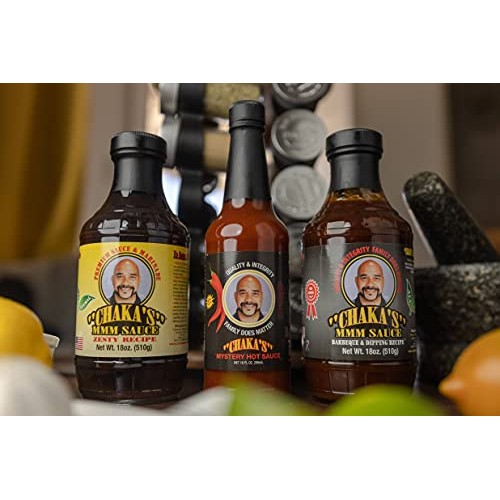 Chaka’s MMM Sauce Original Marinade 34oz - Keto, Sugar Free, L...