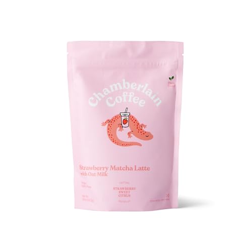 Chamberlain Coffee Strawberry Matcha Latte - Vegan Strawberry Ma...
