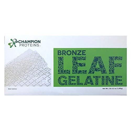 Bronze Leaf Gelatin Sheets, 300 Sheets, 150 Bloom, Champion Leaf