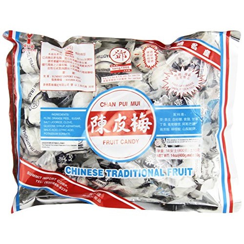 Chan Pui Mui Chinese Traditional Fruit Candy Net Wt.14 Oz