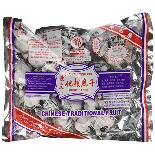 Dried Plum Fruit Candy - Chan Pui Ying Che - 14 Oz 400 G Pack
