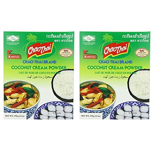 Chao Thai Coconut Powder, Large, 13 Ounce Pack Of 2