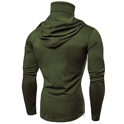 Mens Sweatshirt,Chaofanjiancai Mask Skull Pure Color Pullover Lo
