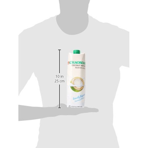 Chaokoh 100% Naturally Rehydrate Real Coconut Water 33.8 Fl Oz