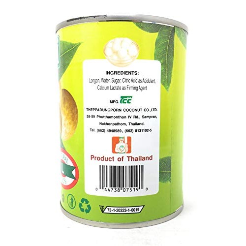 Chaokoh Longan In Syrup, 20Oz 565G, 2 Pack