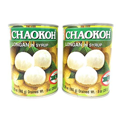Chaokoh Longan In Syrup, 20Oz 565G, 2 Pack