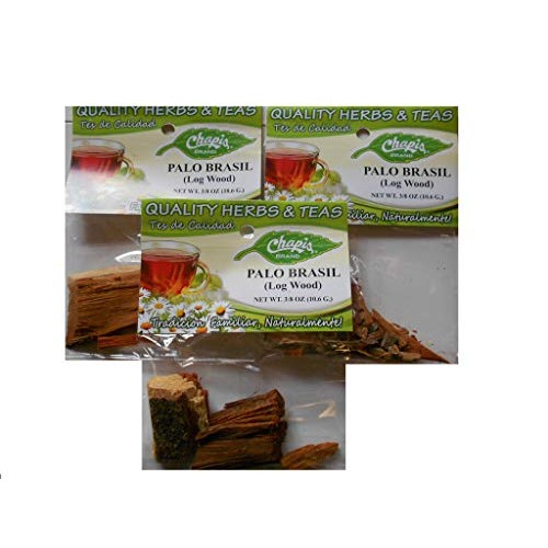 Palo Brasil Log Wood Net Wt 3/8Oz 10.6G 3-Pack