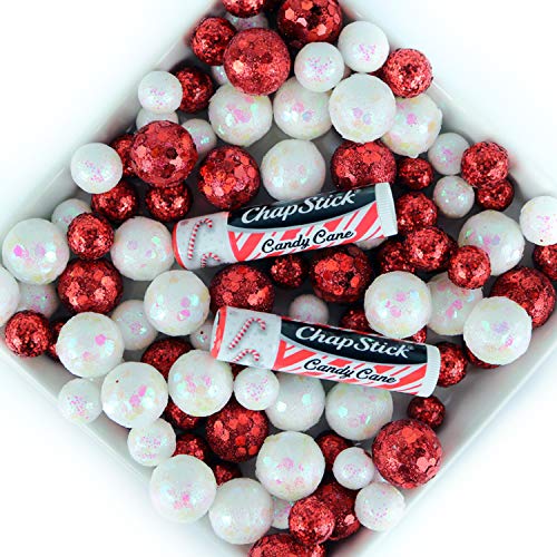 Chapstick Candy Cane Peppermint Lip Balm Tube, Candy Cane Lip Ba