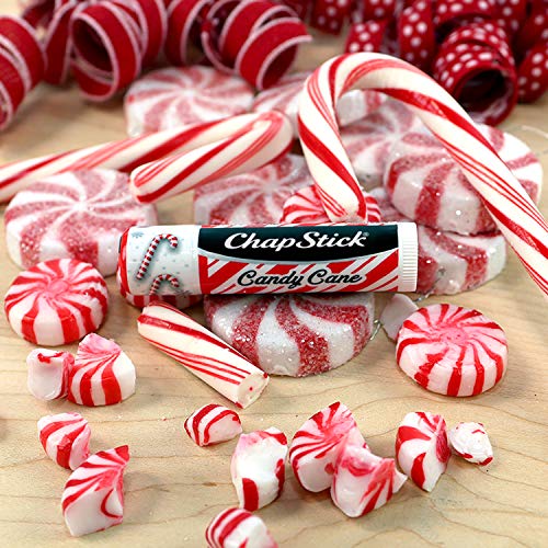 Chapstick Candy Cane Peppermint Lip Balm Tube, Candy Cane Lip Ba