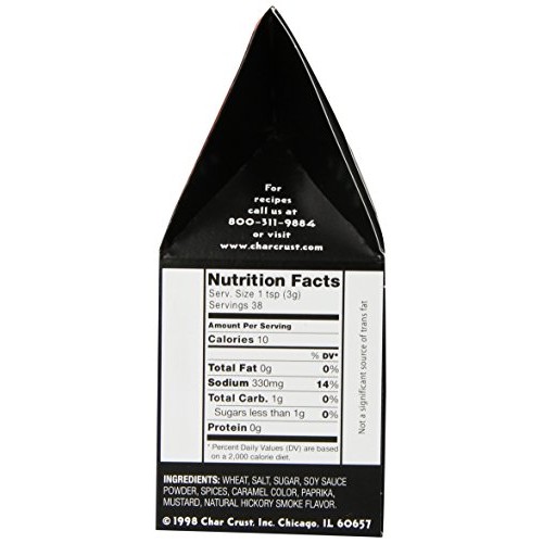 Char Crust Dry-Rub Seasoning, Original Hickory Grilled, 4-Ounce