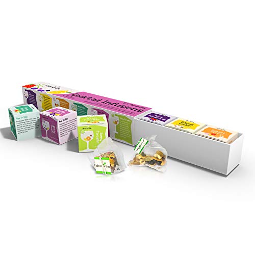 Premium Cocktail Infusions Botanicals Tea Pyramids 6 Unique Cock