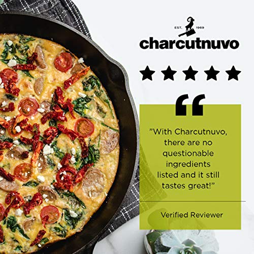 Charcutnuvo: Organic Beef Andouille Sausage - 10Oz, 5 Pack - Non