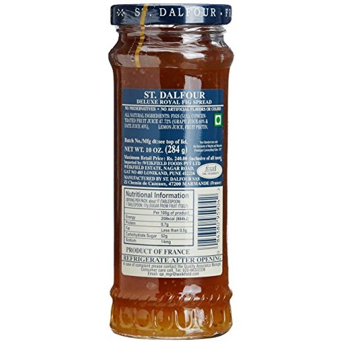 Charles Jacquin-St.Dalfour Consrv, Fig, 100% Fruit, 10-Ounce Pa