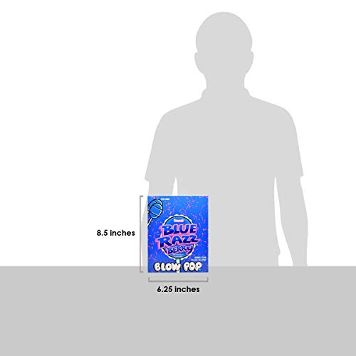 Charms Blow Pops Blue Razz Berry Flavor, 48 Count Pack of 1