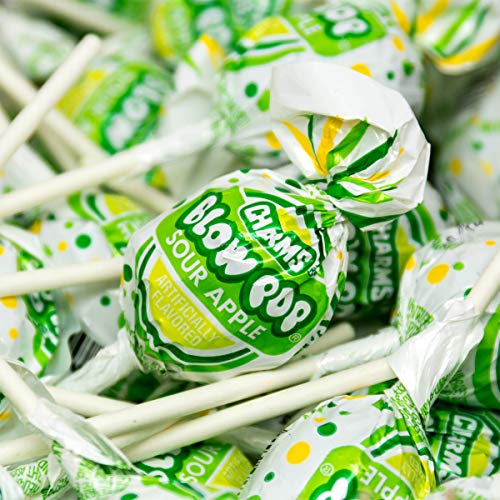 Charms Blow Pops, Sour Apple Flavor, 48-Count Box Charms Blow Pops, Sour Apple Flavor, 48-Count Box