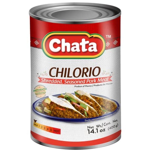 Chata Pork Chilorio Can | Shredded, Seasoned Pork Meat | Ready-T