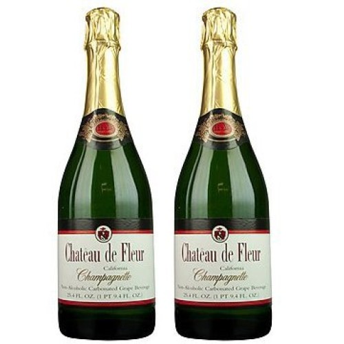 Chateau De Fleur Non-Alcoholic Sparkling Wine Champagne Alternative