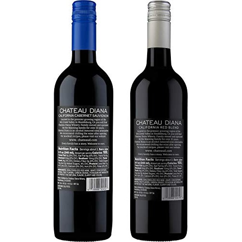Chateau Diana Zero 2 Bottle Pack - Alcohol Removed California Re