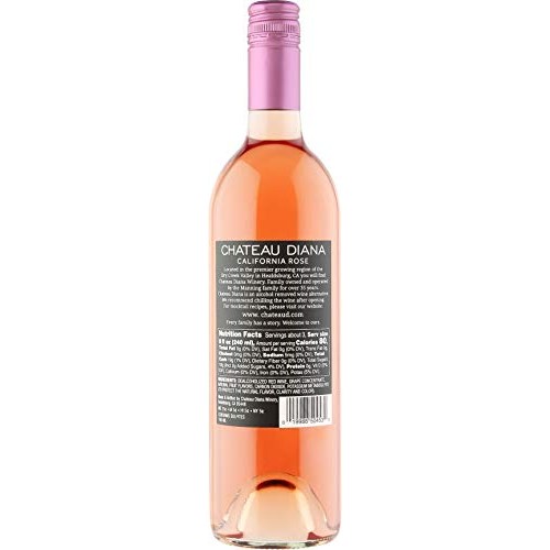 Chateau Diana Zero Alcohol Removed California Rose Wine