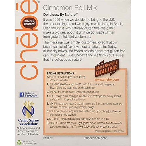 Chebe Bread Pizza Crust Mix, Gluten Free, 7.5-Ounce Box Pack Of 8