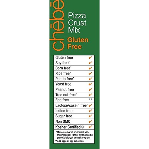 Chebe Bread Pizza Crust Mix, Gluten Free, 7.5-Ounce Box Pack Of 8