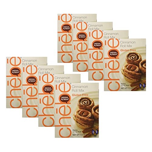 Chebe Bread Cinnamon Roll Mix, Gluten Free, 7.5-Ounce Box Pack