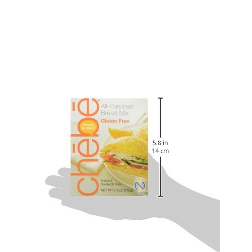 Chebe Bread All-Purpose Mix, Gluten Free, 7.5-Ounce Bags Pack O