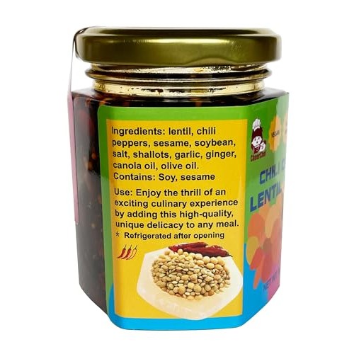 Chili Crispy Lentil Paste-gourmets and chili lovers must, spicy ...