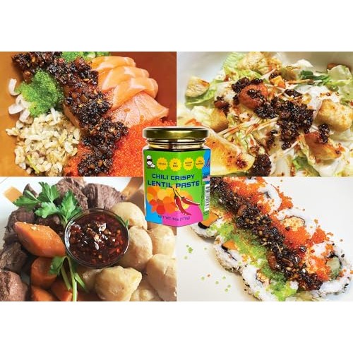 Chili Crispy Lentil Paste-gourmets and chili lovers must, spicy ...