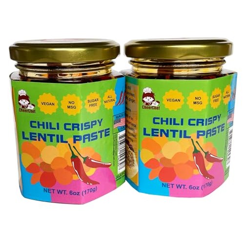 Chili Crispy Lentil Paste-gourmets and chili lovers must, spicy ...