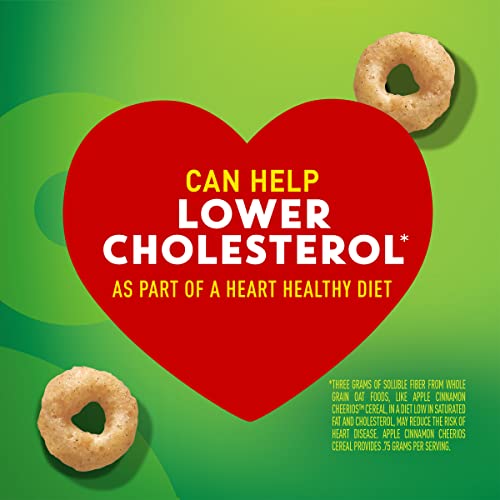 Apple Cinnamon Cheerios Heart Healthy Cereal, Gluten Free Cereal