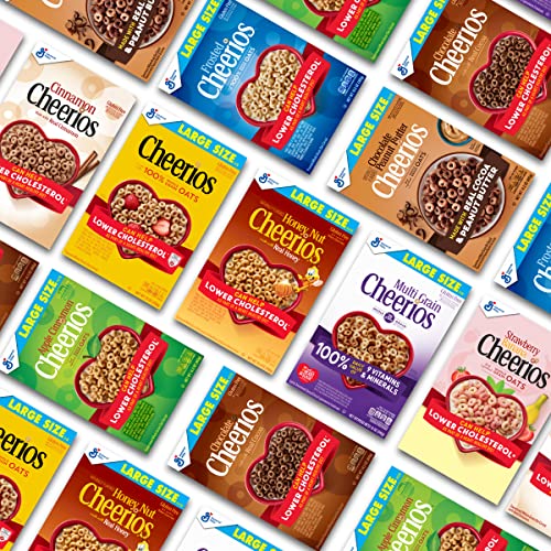 Cheerios Chocolate Heart Healthy Cereal, Gluten Free Cereal With...