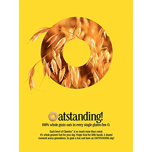 Cheerios Gluten Free Breakfast Cereal, 21 Oz, Family Size Cereal