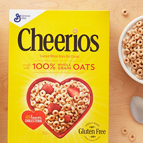 Cheerios Gluten Free Breakfast Cereal, 21 Oz, Family Size Cereal