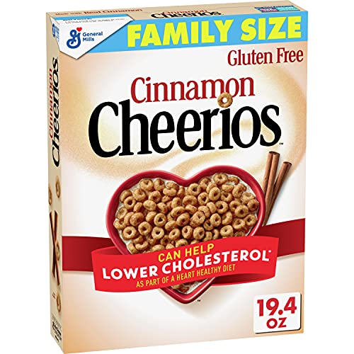 Cheerios Gluten Free Cereal Box, Cinnamon, 19.4 Oz