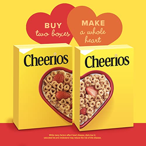 Cheerios Heart Healthy Cereal, Gluten Free Cereal With Whole Gra