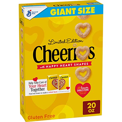 Cheerios Heart Healthy Cereal, Gluten Free Cereal With Whole Gra