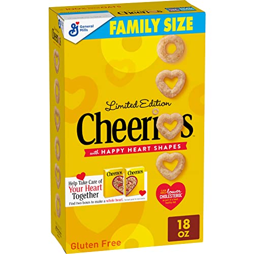 Cheerios Heart Healthy Cereal, Gluten Free Cereal With Whole Gra