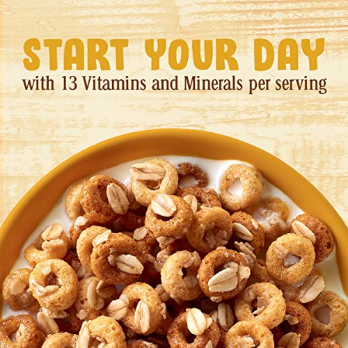 Cheerios Oat Crunch Oats & Honey Oat Breakfast Cereal, Family Si...