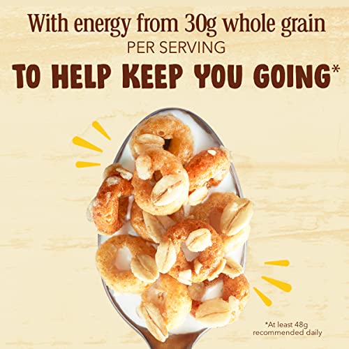 Cheerios Oat Crunch Oats & Honey Oat Breakfast Cereal, Family Si...