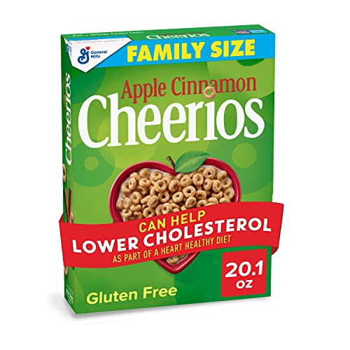 Apple Cinnamon Cheerios Cereal, Gluten Free , 20.1 Oz