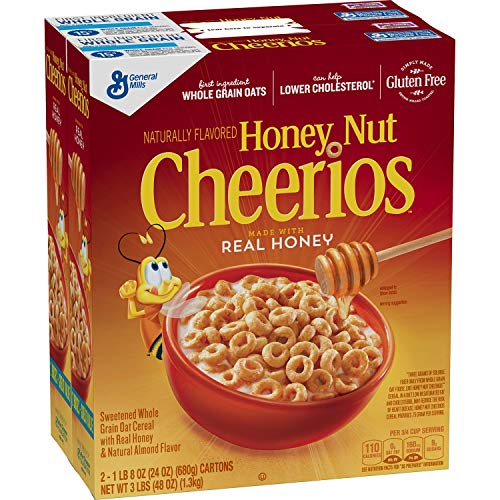 Honey Nut Cheerios Cereal 24 Oz. Box, 2 Pk.Vevo
