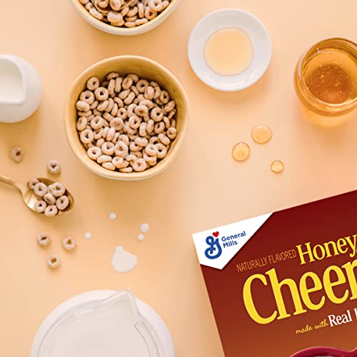Honey Nut Cheerios, Cereal With Oats, Gluten Free, 15.4 Oz