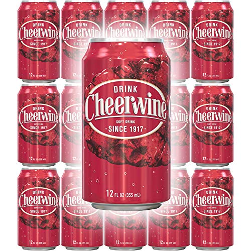 Cheerwine Cherry Fridge Pack Soft Drink Soda, 12 Fl Oz Can Pack