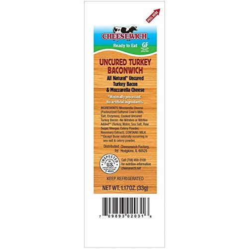 Cheesewich Low Carb, Gluten Free, Keto Friendly, Baconwich Mozza