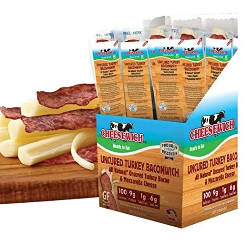 Cheesewich Low Carb, Gluten Free, Keto Friendly, Baconwich Mozza